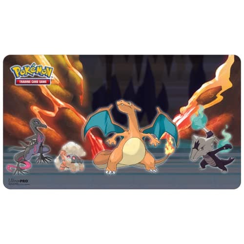 Image of Ultra PRO - Gallery Series: Scorching Summit Playmat for Pokémon - Protect Cards During Gameplay from Scuffs & Scratches, Perfect as Oversized PC Mouse Pad for Gaming & Desk Mat