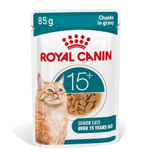 Image of Royal Canin Ageing 15+ Senior Wet Cat Food Chunks In Gravy 12 x 85g