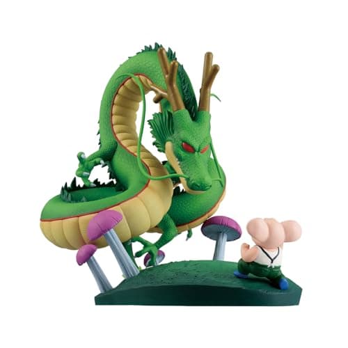 Image of ICHIBANSHO FIGURE - Dragon Ball - Oolong & Shenron (Dragon History II) Revible Moment Collectible Statue
