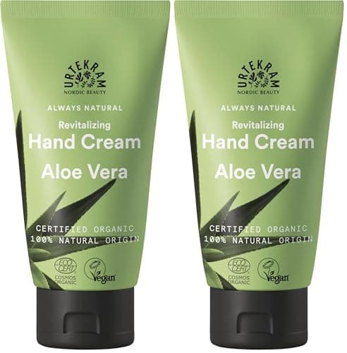 Image of Urtekram Aloe Vera Hand Cream, 75 ml (Pack of 2)