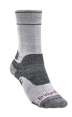 Image of Bridgedale HIKE Midweight Merino Performance Boot Original-Women's- Medium-Silver/Grey