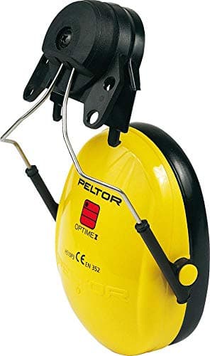 Image of 3M PELTOR Optime I Earmuffs, 26 dB, Yellow, Helmet Mounted, H510P3EA-405-GU
