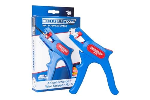 Image of WEICON Tools Automatic Wire Stripper No. 5, Wire Stripper for Cables from 0.2-6 mm², Side Cutter, Made in Germany