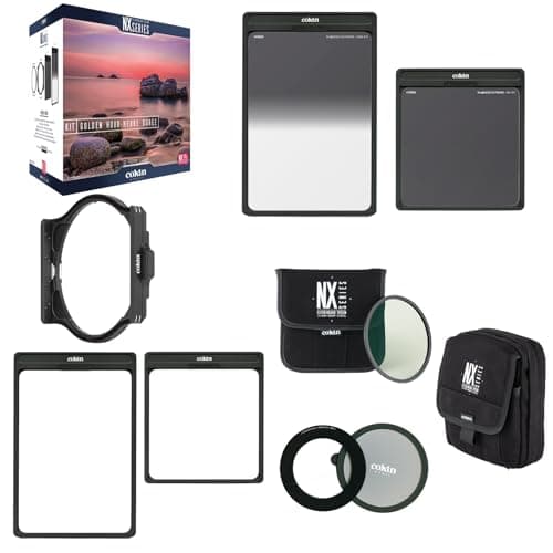 Image of COKIN NX-Series Golden Hour Kit inc. 100mm Filter-Holder + Wallet + NUANCES Extreme ND64 in frame + GND8 Soft in frame + ø72/77/82mm Adapter ring + accessories
