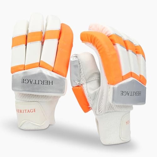 Image of Heritage Academy Cricket Batting Gloves Right Hand Adult Boys Girls Junior Youth Glove Protection - RH (Small Junior)