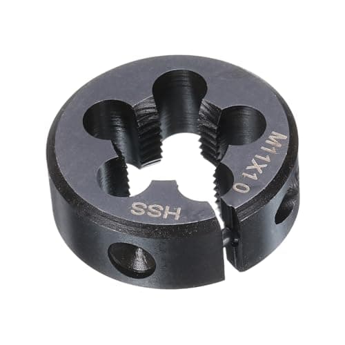 Image of sourcing map Round Threading Die M11 x 1 Metric Thread 25mm OD Adjustable Right Hand High-Speed Steel (HSS) Round Die Screw Thread Cutting Die for Thread Repair