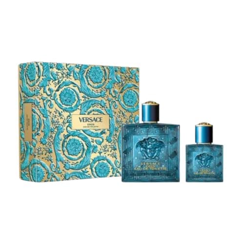 Image of Versace Eros Eau de Toilette 100ml Gift Set 2024 (Contains 100ml EDT and 30ml EDT)