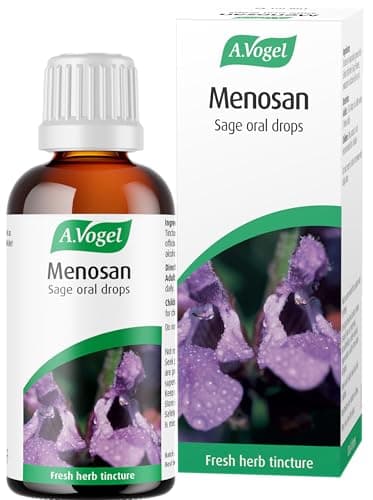 Image of A.Vogel Menosan Sage Drops | Extracts of Organically Grown Fresh Sage | Herbal Food Supplement | Suitable for Vegans | 100ml