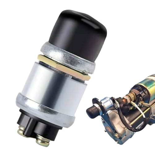 Image of Push Button Switch,12V 60Amps Car Boat Ignition Push Button Momentary Push Button Switch,Waterproof Switch,Starter Switch,Ignition Switch,Momentary Switch,Push Switch,Push Button