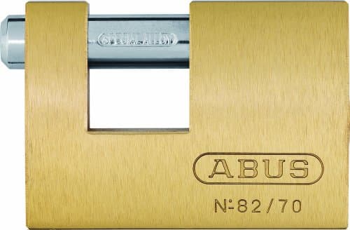 Image of ABUS 11575 Monoblock Brass Shutter Padlock with 8512 Alike Keyed
