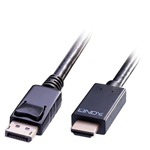 Image of Lindy 2m DisplayPort to HDMI 10.2G Cable