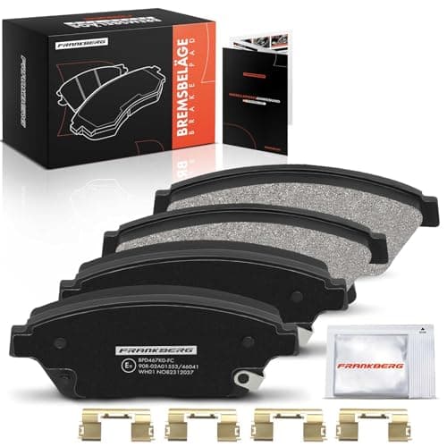 Image of Frankberg Brake Pad Set incl. 4x Pads Front Compatible with Mokka/Mokka X J13 Astra J Caravan P10 Zafira Tourer C P12 Astra J GTC Astra J P10 Replace# 1605263