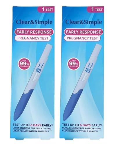 Image of Clear and Simple Early Response Midstream Pregnancy Test - Twin Pack - Bundled by Smart Cutie