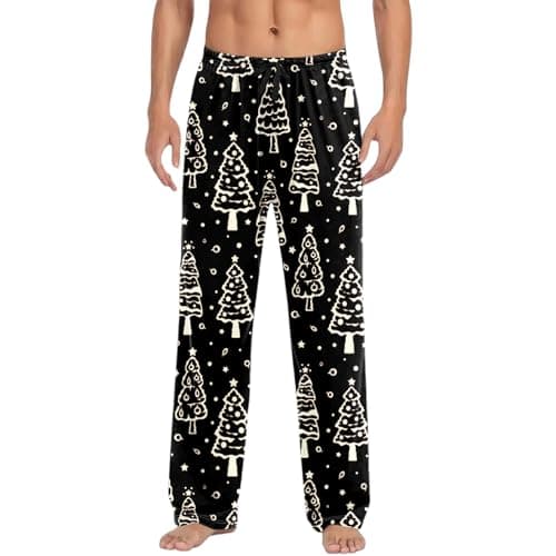 Image of Generisch Jogging Bottoms Men's Tracksuit Bottoms Sports Trousers Leisure Trousers Sweatpants Soft Trousers with Drawstring Waistband Side Pockets for Holiday Comfort Relaxation Home or as Sleepwear