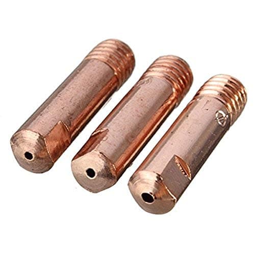 Image of MASUNN 10 Pcs MB-15AK M6 MIG/MAG Welding Torch Contact Tip Gas Nozzle 0.8/1.0/1.2mm -1.0mm