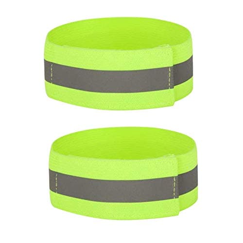 Image of Zngou 2 PCS High Visibility Armbands, Running Safety Gear Reflective Wristbands Bike Ankle Bands Reflector Armband Hi Vis Arm Straps High Vis Security Arm Band Reflective Bands For Walking Cycling