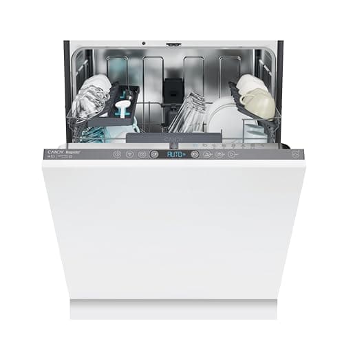 Image of Candy Integrated 60cm Dishwasher, 14 Place Settings, B Energy Rating, WiFi & Bluetooth Connectivity, Anthracite Bezel - CI 4B4F0A-80