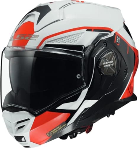 Image of LS2 FF901 ADVANT X METRYK Full Face Helmet WHITE RED-06 3XL (M)