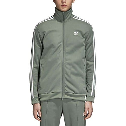 Image of adidas Beckenbauer TT Men's Jacket, mens, Jumper, DH5820_XS, verde (traza), XS