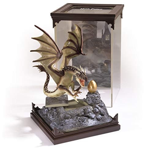 Image of The Noble Collection - Magical Creatures Hungarian Horntail - Hand-Painted Magical Creature #4 - Officially Licensed Harry Potter Toys Collectable Figures - For Kids & Adults