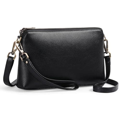 Image of GAEKEAO Crossbody Bags for Women RFID Blocking Leather Cross Body Bag Purses Women's Crossbody Handbags with Wristlet Strap