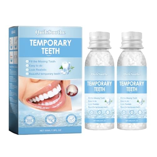 Image of Temporary Tooth Filling, 2PCS Tooth Filling Repair Kit, Tooth Repair Beads for Temporary Fixing Filling Missing Broken Tooth