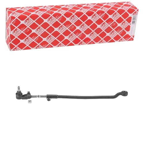 Image of febi bilstein 14135 Tie Rod with end fitting and lock nut, pack of one