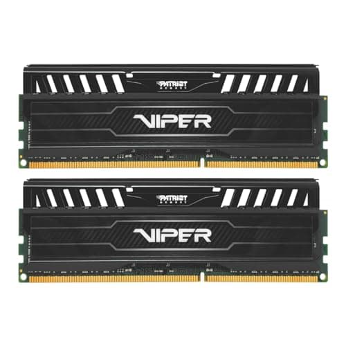 Image of Patriot 16GB(2x8GB) Vier III DDR3 1600MHz (PC3 12800) CL9 Desktop Memory With Black Mamba Heatsink - PV316G160C9K