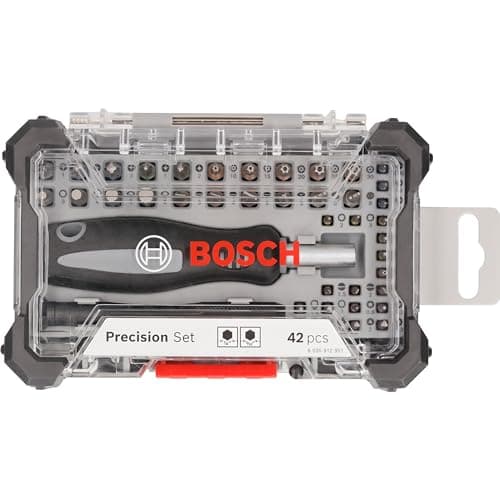 Image of Bosch Accessories 42–Piece Screwdriver Set Precision and Standard Bits (for Precision Screws, Accessories Screwdriver Bits and Socket Wrenches) – Amazon Edition