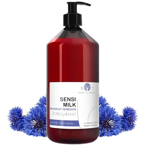 Image of SensiMilk - Natural Micellar Milk with Ceramides, Powerful Facial Cleanser, Makeup Remover, Sensitive Skin Friendly, Hydrating, Non-Greasy, 35.19 fl oz
