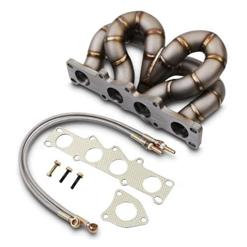 Image of Direnza Exhaust Manifold Compatible with Ford Fiesta MK7 ST180 1.6 Ecoboost ST 2013-2017 Stainless Steel Performance Exhaust Upgrade Pipe