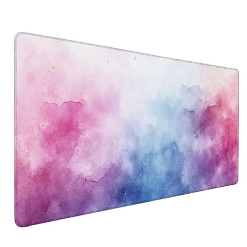 Image of Purple Mouse Pad Large 1200x600mm, Dream Gaming Mouse Pad Waterproof Desk Mat with 3MM Stitched Edges, Non-Slip Rubber Base Mousepad Computer Accessories for Gaming, PC, Office, Home, Gifts -lsy260364