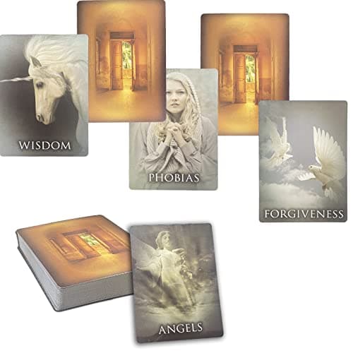 Image of Oracle Cards, Past Life Oracle Card, A-44 Card Fortune Telling Love Tarot Cards, Divination CardK,E-Guidebook…
