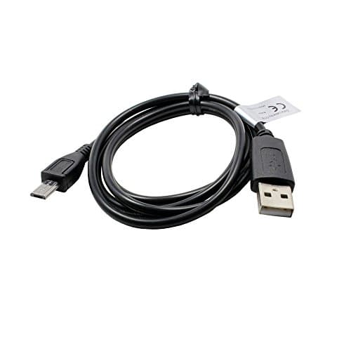 Image of Micro USB 2.0 data cable with long connection for Amplicomms PowerTel M9000;replaced: Nokia CA-101, Samsung PCBU10, for any devices with a Micro-USB port