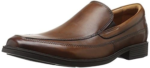 Image of Clarks Men's Tilden Free Loafer, Dark Tan Leather, 11 UK