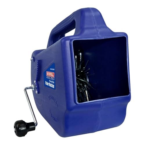 Image of Faithfull Tyrolean Flicker Machine - Heavy-Duty Plastic Hand Sprayer for Interior & Exterior Wall Coatings