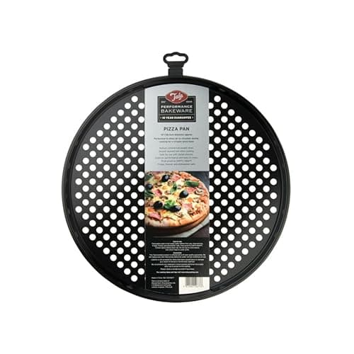 Image of Tala Performance Non-Stick Pizza Pan, Professional Gauge Carbon Steel with Eclipse Premium Non-Stick Coating, Ideal for Tray Bakes, Measures 36.7x36.7x1.3 cm