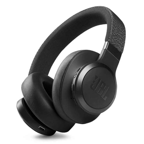 Image of JBL Live 660 NC Wireless Over-Ear Bluetooth Headphones with Active Noise-Cancelling Technology, Up to 50 Hours Battery Life, Black