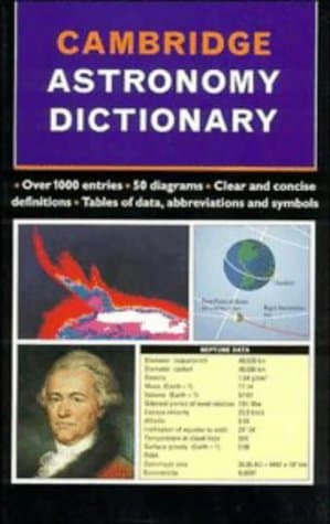 Image of Cambridge Astronomy Dictionary