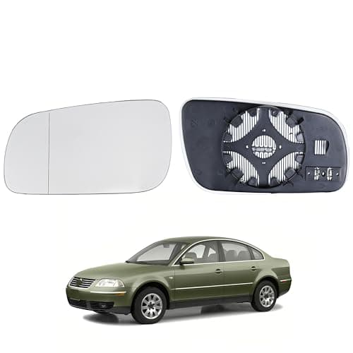 Image of Left Side Mirror Glass Replacement Fits For VW Golf MK4 Bora Passat 09/1998-06/2004,Heated Mirror Replace 1J2857521