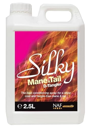 Image of NAF Silky Mane & Tail 2.5L – Leave-In Conditioning Spray for Horses – Instantly Detangles, Softens & Shines – Non-Greasy, Dust-Repellent Finish