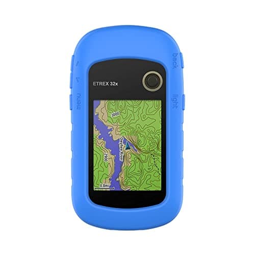 Image of subtel Silicone Case Compatible for Garmin eTrex 10 20 20x 22x 30 30x 32x Cover - Protective Bumper Shell Skin Shockproof Rubber Housing for GPS SatNav Sat Nav Navi - Blue