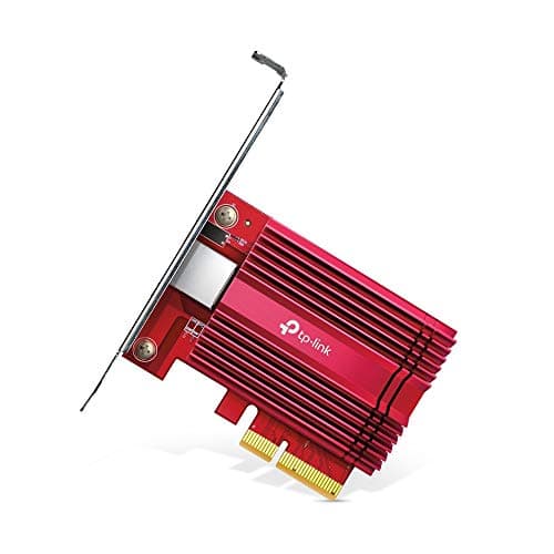 Image of TP-Link 10GB PCIe Network Card (TX401)-PCIe to 10 Gigabit Ethernet Network Adapter,Supports Windows 11/10/8.1/8/7, Windows Servers 2019/2016/2012 R2, and Linux, Including a CAT6A Ethernet Cable