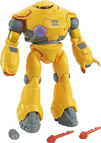 Image of Buzz Lightyear Disney Pixar Lightyear Battle Equipped Zyclops Robot Figure, 12 Posable Joints, Arm Cannon, Blasting & Eject Action & Projectiles, 4 Years & Up, HHJ87