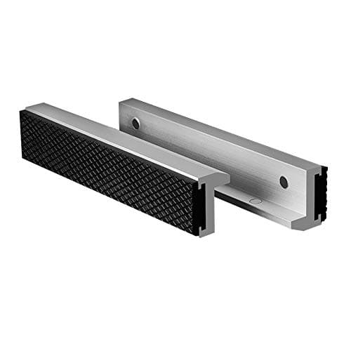 Image of Universal Vise Jaw, 1Pair 3-6Inch Aluminum Alloy Rubber Soft Vice Jaws with 4 Drawer Type Strong Magnet Blocks,Non-Slip, for Any Metal Vice