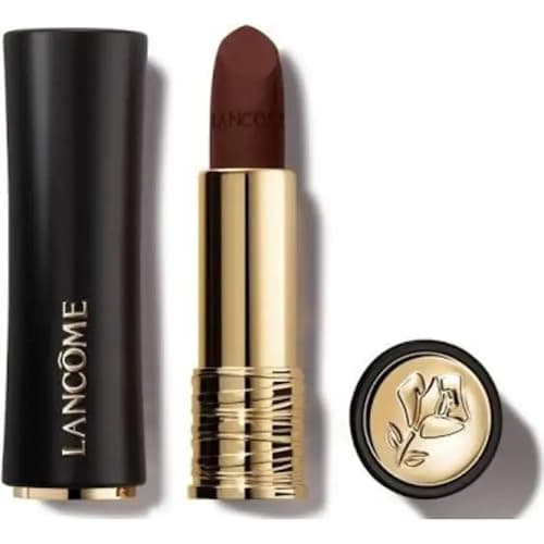 Image of Lancôme L'Absolu Rouge Drama Matte, Long-Lasting Hydrating Lipstick, Ceramide Infused Formula, Ultra-Precise Petal Sculpted Bullet for a Luxurious Matte Finish, Shade: 455 Vitamin Cacao, 3.4g