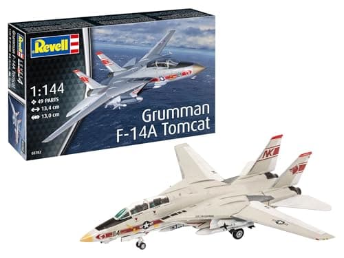 Image of Revell 03782 Grumman F-14A Tomcat 1:144 Scale Unbuilt/Unpainted Plastic Model Kit