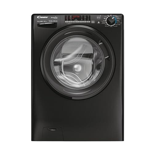 Image of Candy CSOW4966TWMBB680 Freestanding Washer Dryer with LED Display, 9 or 6kg Load, 1400RPM, Speed Driver Motor, Black, D or A Rated