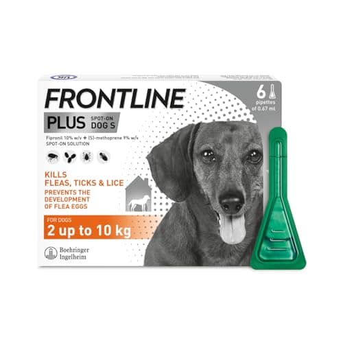 Image of FRONTLINE Plus Flea & Tick Treatment for Small Dogs - 6 Pipettes