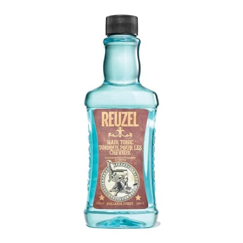 Image of Reuzel Hair Tonic - Oil Free Formula - Won't Weigh Hair Down - Nostalgic Barbershop Fragrance - Restores Healthy, Natural Looking Shine - Can Be Used as a Cutting Lotion on Wet Hair - 350 ml